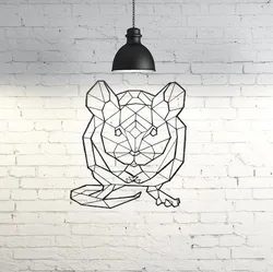 Rat Wall Sculpture 2D