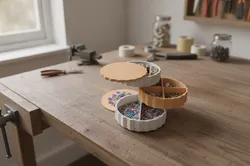 Rotating Tiered Storage Organizer