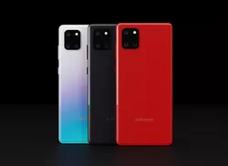 Samsung Galaxy Note 10 Lite With S Pen In All Official Colors Free low-poly 3D model
