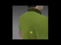 Stylish Designer Men Polo T-shirt 3D model  Free 3D model