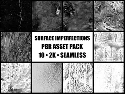 Surface Imperfections Asset Pack - Roughness Maps Texture