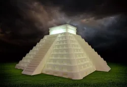 Temple of Kukulkan at Chichen Itza Free 3D print model