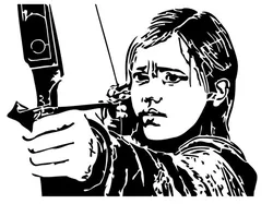 The Last of us Ellie stencil