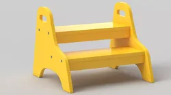 Trogen Children Step Stool Free 3D model