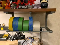 Under Cabinet Tape Storage