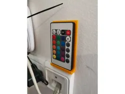 Wall mount for remote control
