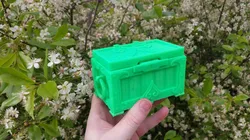 Wooden chest 3d print Free 3D print model