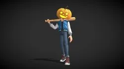 3D Halloween Character "Billy the Pumpkin"