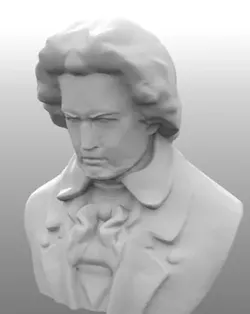 Beethoven Resculpted Free 3D print model