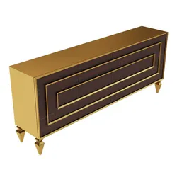 Brass Commode Free 3D model