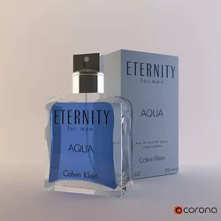 Calvin Klein  Eternity for men Aqua 100ml Free 3D model