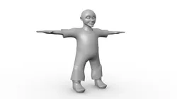 cartoon character Free 3D model