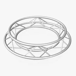 Circle Triangular Truss Full diameter 150cm Free 3D model