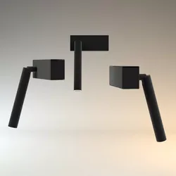 Davide Groppi mira LED light Free 3D model
