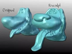 Disney UP Dog Resculpt Free 3D print model