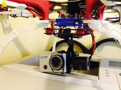 DJI F550 Quanum 2-axis gimbal clamp Free 3D print model