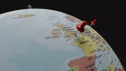 Globe rotating Free 3D model