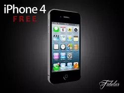 iPhone 4 FREE Free low-poly 3D model