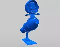Kerbal Statue Jebediah Free Free 3D print model