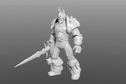 Lich King Resculpted 45mb Free 3D print model