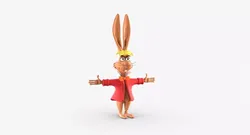 Mad Hare High-poly Free 3D model