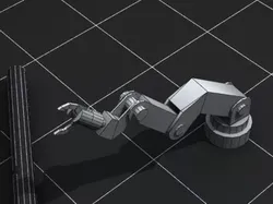 Mechanical Arm Jointed Animated Free 3D model