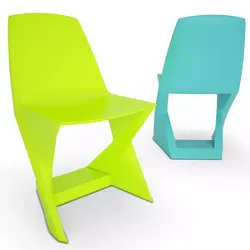 Plastic Chair Iso Qui est Paul Free 3D model