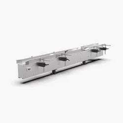 Plate Chain Conveyor Belt Free 3D model