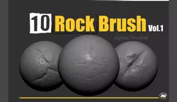 Rock Brush Collection Texture
