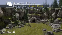 Rocky Hills Environment - Light Pack Free low-poly 3D model