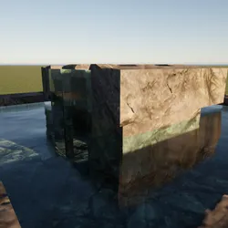 Square Water Curtain