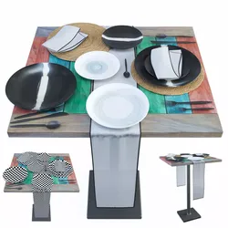 Table set Barkowski Free 3D model