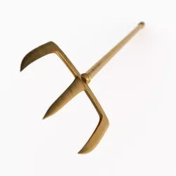 Trident golden pitchfork Free 3D model