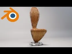 Wicker S Chair Free 3D model