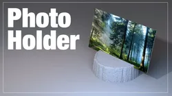 Wood Photo Holder Free 3D print model