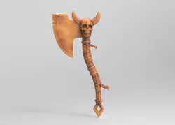 Battle axe Free 3D print model