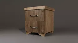 Bedside Table Free low-poly 3D model