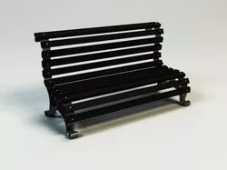 Bench park Free 3D model