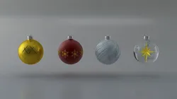 Christmas balls Free 3D model