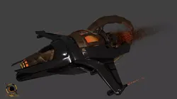 Cruiser class Spaceship Free 3D model