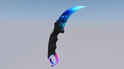 CSGO Karambit Knife Free 3D model