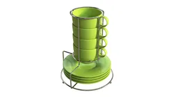 Cups Organizer Free 3D model
