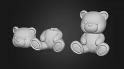 CUTE TEDDY BEAR SD CARD STORAGE