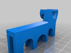 Ender3 HotEnd Cable Tray (Remix: with BL-Touch OEM mount)