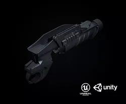 FN GL1 PBR Free low-poly 3D model