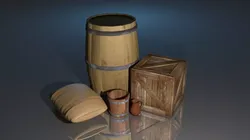 Furniture Game Asset  Free low-poly 3D model