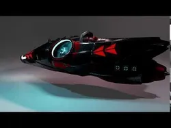 Futuristic Cycles Game and Subdivision ready Free low-poly 3D model