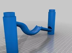 Marble Run Ramp Jump Free 3D print model
