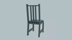 Piano chair Free 3D model