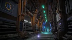 Sci-fi-corridor. Texturing Challenge